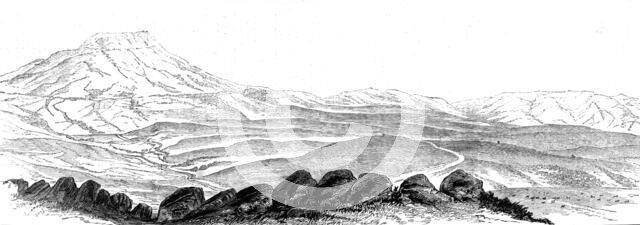 The Transvaal War: the Boers' position at Laing's Neck, 1881.  Creator: Unknown.