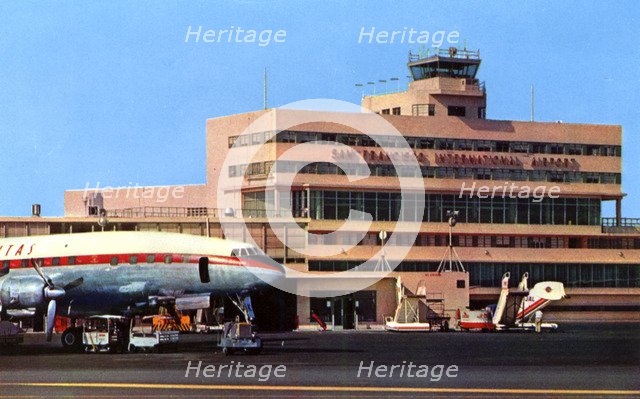 San Francisco International Airport, California, USA, 1957. Artist: Unknown