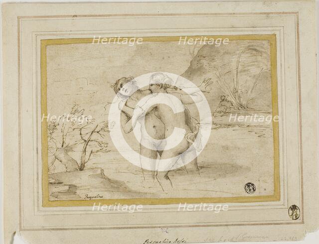 Salmacis and Hermaphroditus, n.d. Creator: Pasquale de' Rossi.