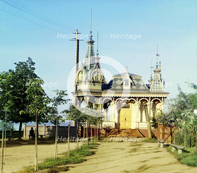 Perm: Summertime location of the exchange, 1910. Creator: Sergey Mikhaylovich Prokudin-Gorsky.
