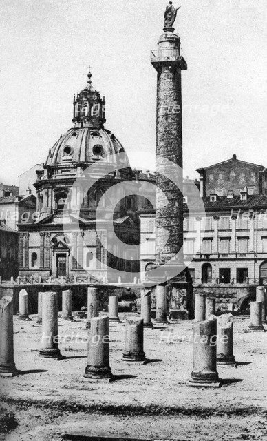 The Church of the Most Holy Name of Mary at the Trajan Forum, Rome, Italy, c1930s. Artist: Unknown