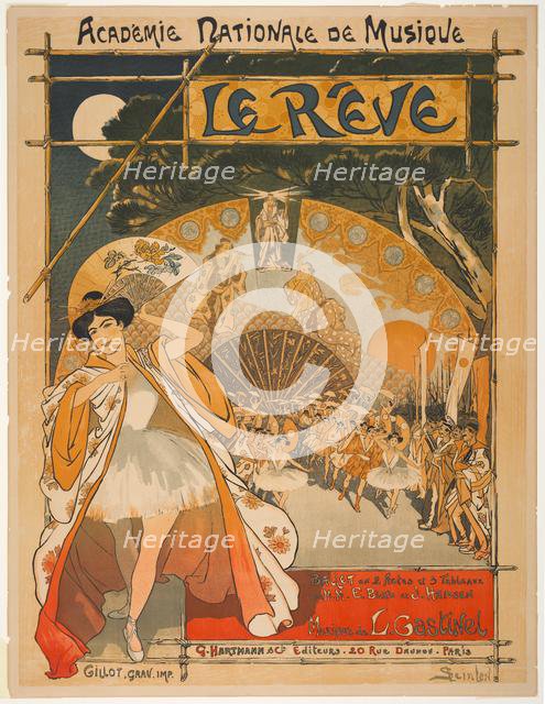 The Dream , 1891. Creator: Théophile Alexandre Steinlen (Swiss, 1859-1923); G. Hartmann & Cie Editeurs, 20 rue Daunou, Paris.