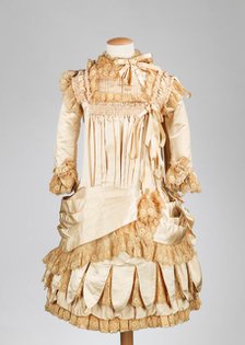 Dress, American, ca. 1885. Creator: Unknown.