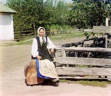 In Little Russia [i.e. Ukraine], between 1905 and 1915. Creator: Sergey Mikhaylovich Prokudin-Gorsky.