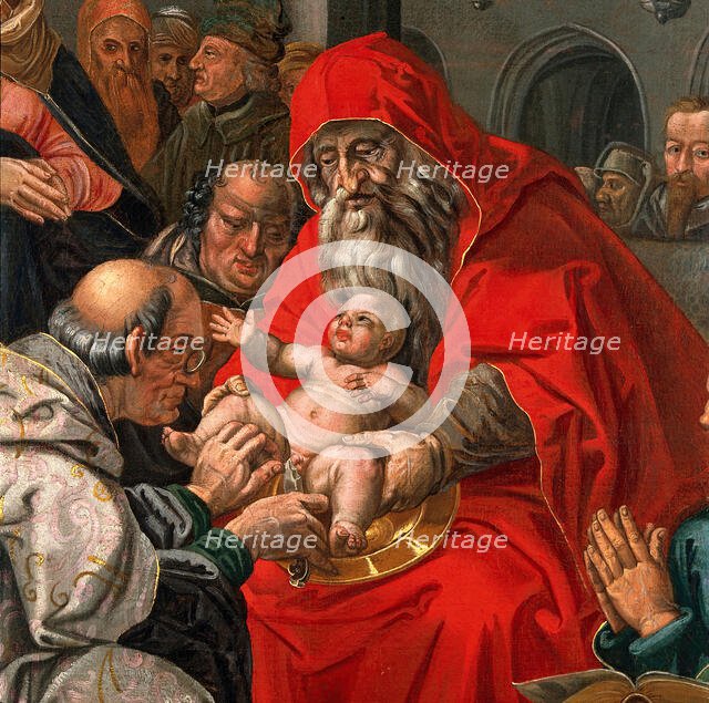 The circumcision of Christ. Creator: Goltzius, Hendrik, 1558-1617 (After).