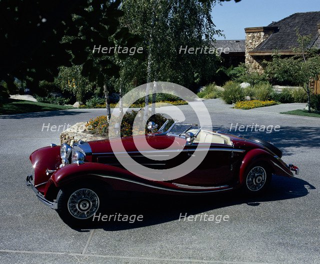 A 1936 Mercedes Benz 500K Roadster. Artist: Unknown