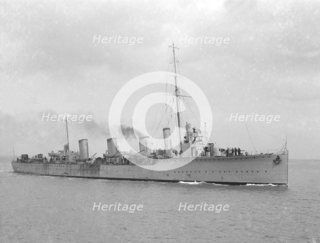 'HMS Broke', 1914. Creator: Kirk & Sons of Cowes.