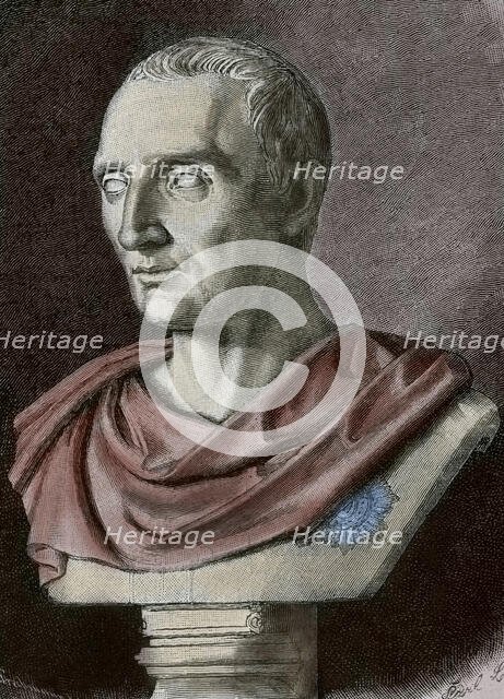 Friedrich Maassen, German jurist, 19th century.  Creator: Unknown.