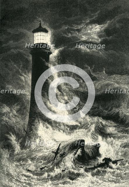 'Eddystone Lighthouse', c1870.