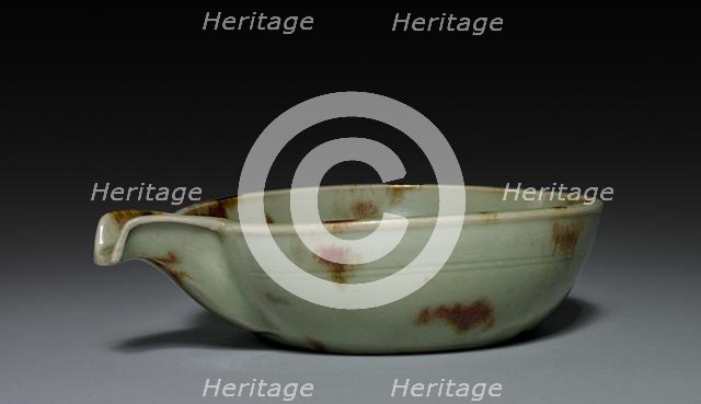 Spouted Bowl: Longquan Ware, 14th Century. Creator: Unknown.