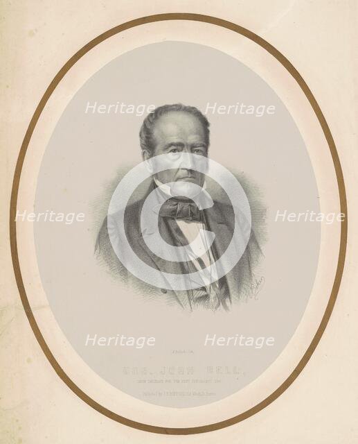 Honorable John Bell, 1860. Creator: Joseph E. Baker.
