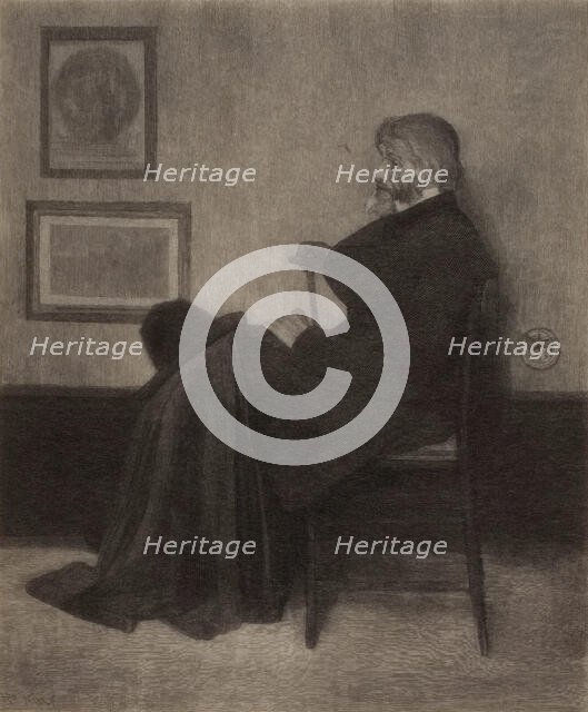 Thomas Carlyle, c1870s. Creator: Henry Wolf.