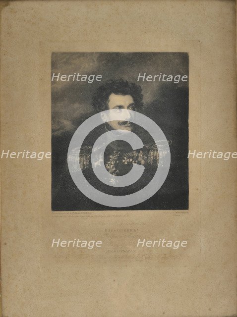 Portrait of General Lev Alexandrovich Naryshkin (1785-1846). Artist: Dawe, Henry Edward (1790-1848)