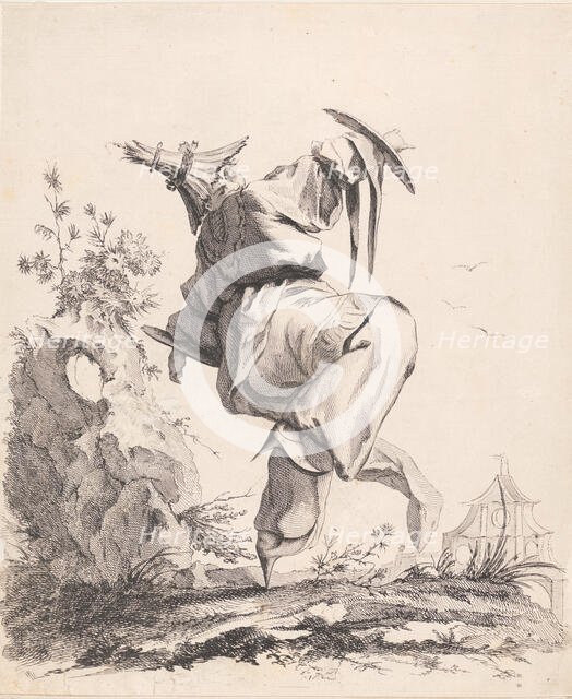 Danseur Chinois, 1720-70.  Creator: Unknown.