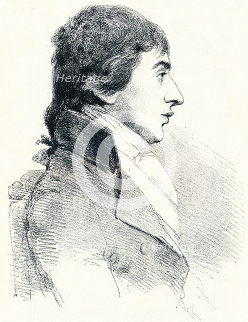 'Portrait of JMW Turner', c1827 (1904). Artist: Charles Turner.