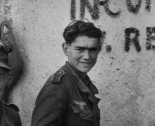 German Troops in an Italian Town, 1943-1944. Creator: British Pathe Ltd.