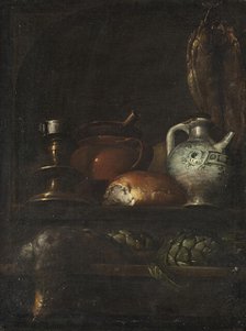 Still Life in a Kitchen, c17th century. Creator: Unknown.