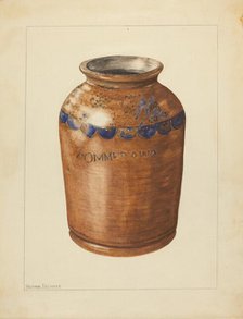 Jar, c. 1953. Creator: Yolande Delasser.