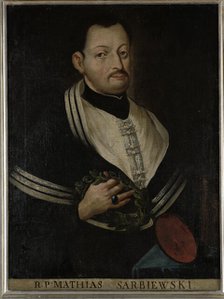 Portrait of Maciej Kazimierz Sarbiewski (1595-1640), between 1625-1650. Creator: Unknown.