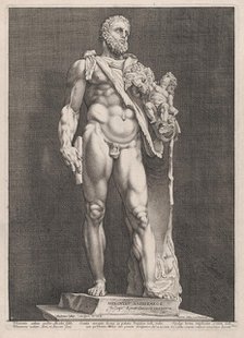 The Emperor Commodus as Hercules, 1592., 1592. Creator: Hendrik Goltzius.