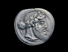 Ancient Greek silver coin, 460 BC. Artist: Unknown.