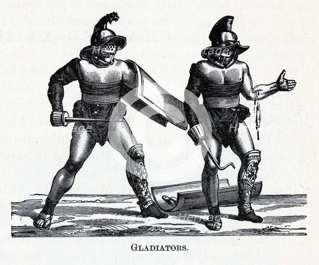 Gladiators, 1882. Artist: Anonymous  