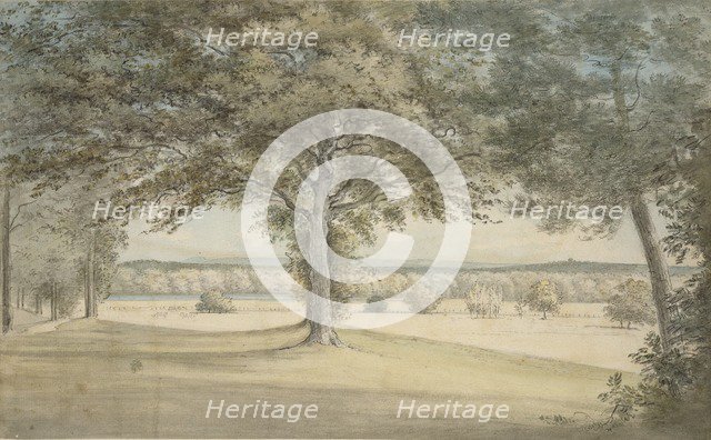 Kirtlington Park, 9 October 1783. Artist: John Baptist Malchair.