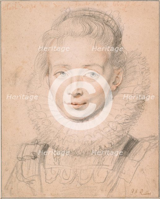 Rubens's Daughter Clara Serena (So named Maid of Honor of Infanta Isabella), c.1623. Artist: Rubens, Pieter Paul (1577-1640)