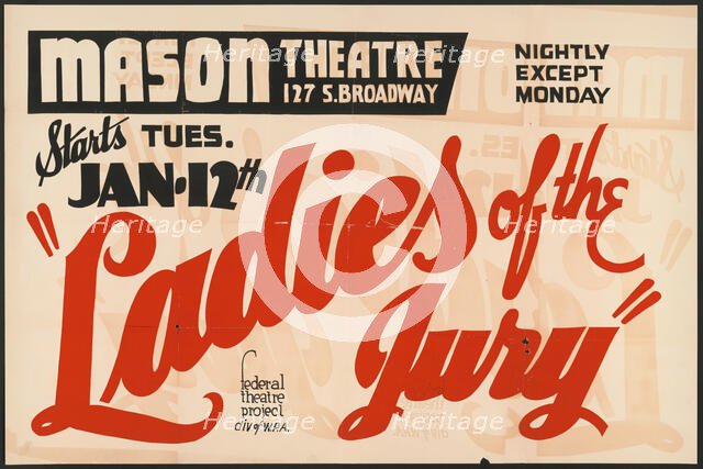 Ladies of the Jury, Los Angeles, 1937. Creator: Unknown.