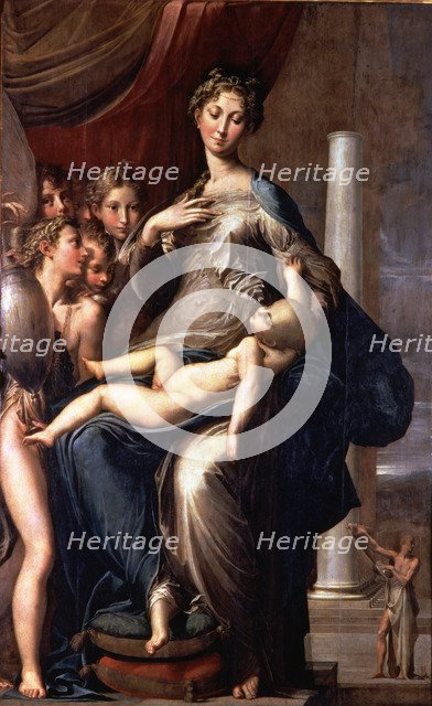 Madonna of the Long Neck', c. 1535 by Parmigianino.