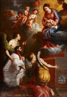 The Vision of St Francis Xavier, 1656. Creator: Erasmus Quellinus.