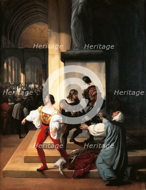 The Lampugnani Conspiracy, 1826. Creator: Hayez, Francesco (1791-1882).