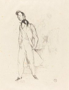 Adolphe or the Sad Young Man (Adolphe ou le jeune homme triste), 1894. Creator: Henri de Toulouse-Lautrec.