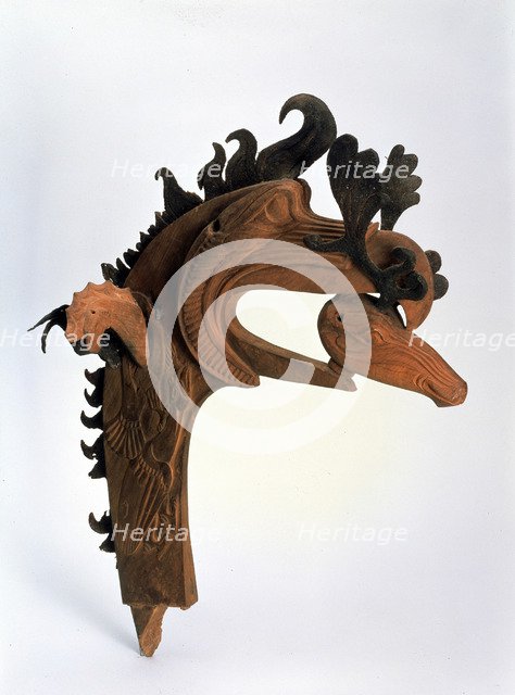 'A griffin holding a deer's head (Terminal)', 5th century BC. Artist: Unknown