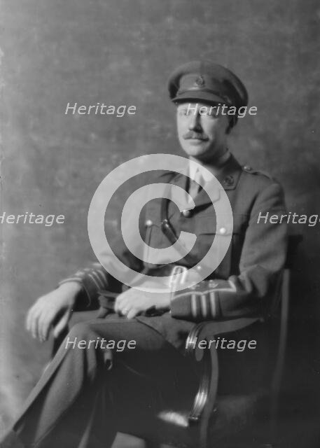 Colonel Dreyer, portrait photograph, 1918 Apr. 16. Creator: Arnold Genthe.