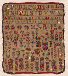 Sampler, 1891. Creator: Unknown.