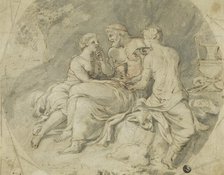 Lot and His Daughters, 17th century. Creator: Unknown.