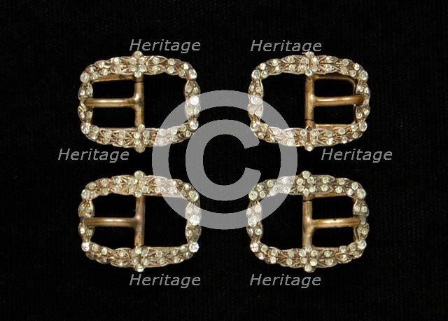 Buckle, possibly British, 1790-1830. Creator: Unknown.