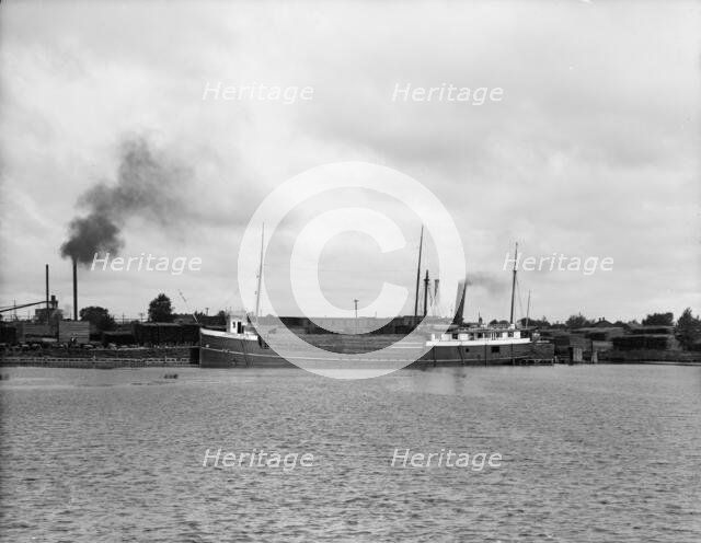 Saginaw River, Saginaw, Mich., c1908. Creator: Unknown.