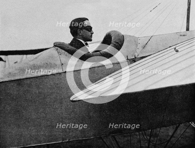 A great cross-country pilot: Mr WB Rhodes-Moorhouse, 1912 (1933).  Artist: Flight Photo.