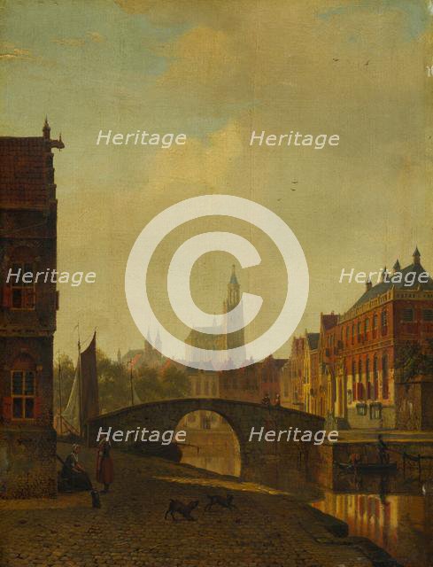 Imaginary View of Arnhem, late 1830s. Creator: George Andries Roth (Dutch, 1809-1887).