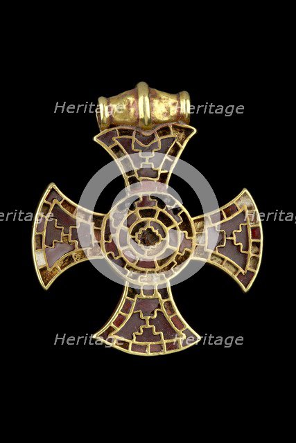 Pendant (Ixworth Cross), Anglo-Saxon Period, c7th century. Artist: Unknown.