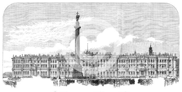 The Winter Palace, St. Petersburg, where the late Emperor died on Sunday last, 1881. Creator: Unknown.