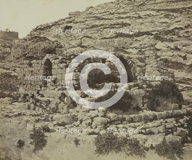 Well of Joab, Jerusalem, 1857. Creator: James Robertson (British, 1813 (?)-aft 1865); Felice A. Beato (British, 1830-1906).