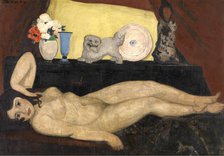 Lying Nude, 1928. Creator: Philibert Cockx.