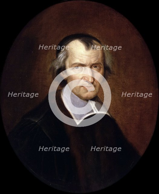 Portrait of Antoine Arnauld (1612-1694). Artist: Champaigne, Jean-Baptiste de (1631-1681)