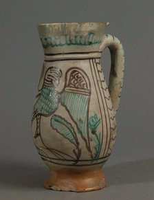 Jug with Eagle, Italian, early 1400s. Creator: Unknown.