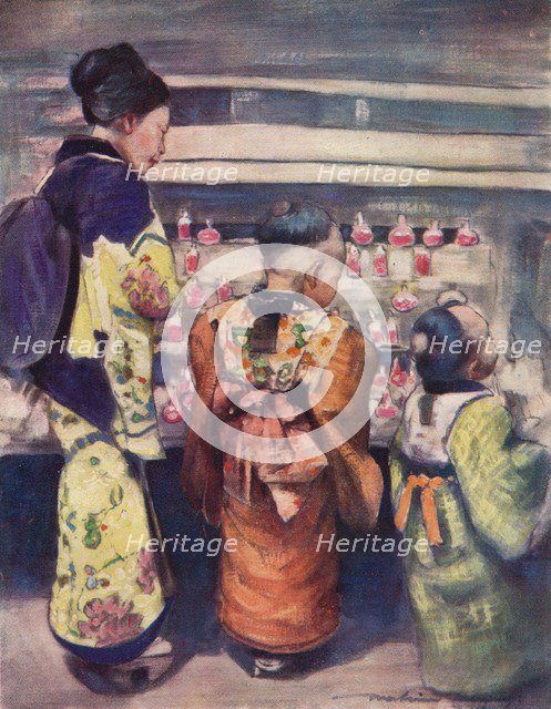 'Sugar-Water Stall', c1887, (1901). Artist: Mortimer L Menpes.