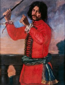Hindrik Hasenberger, the court jester, 1651. Artist: Ehrenstrahl, David Klöcker (1629-1698)