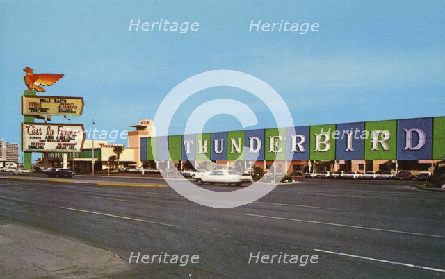 The Thunderbird Hotel and Casino, Las Vegas, Nevada, USA, 1966. Artist: Unknown